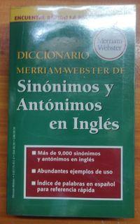 Webster Spanish-English Thesaurus and Webster Spanish-English Dictionary