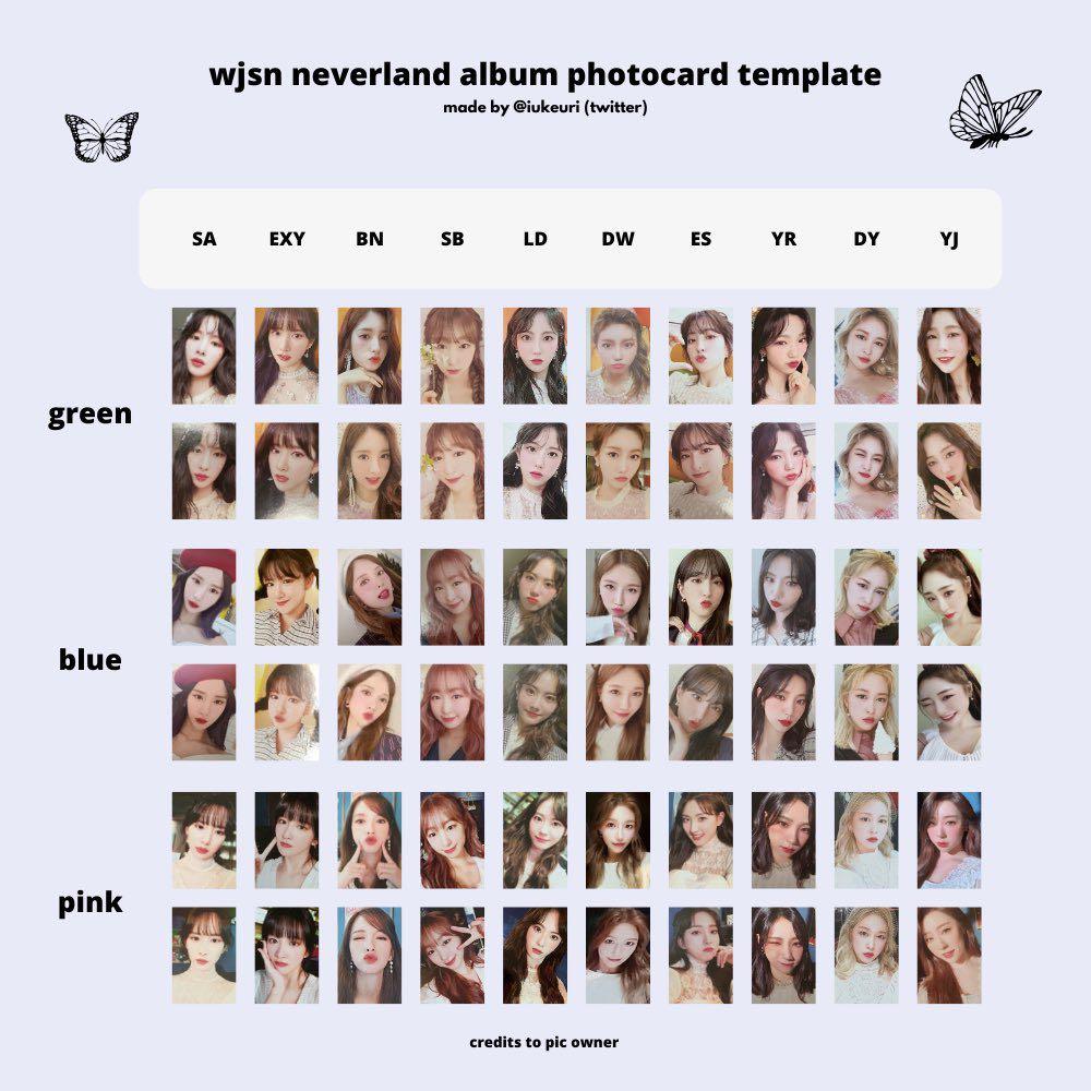 WJSN 宇宙少女NEVERLAND CARD, 玩具收藏品, 偶像周邊, 韓流周邊- Carousell
