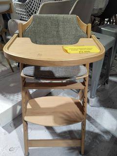 Wooden Baby Highchair with Tray