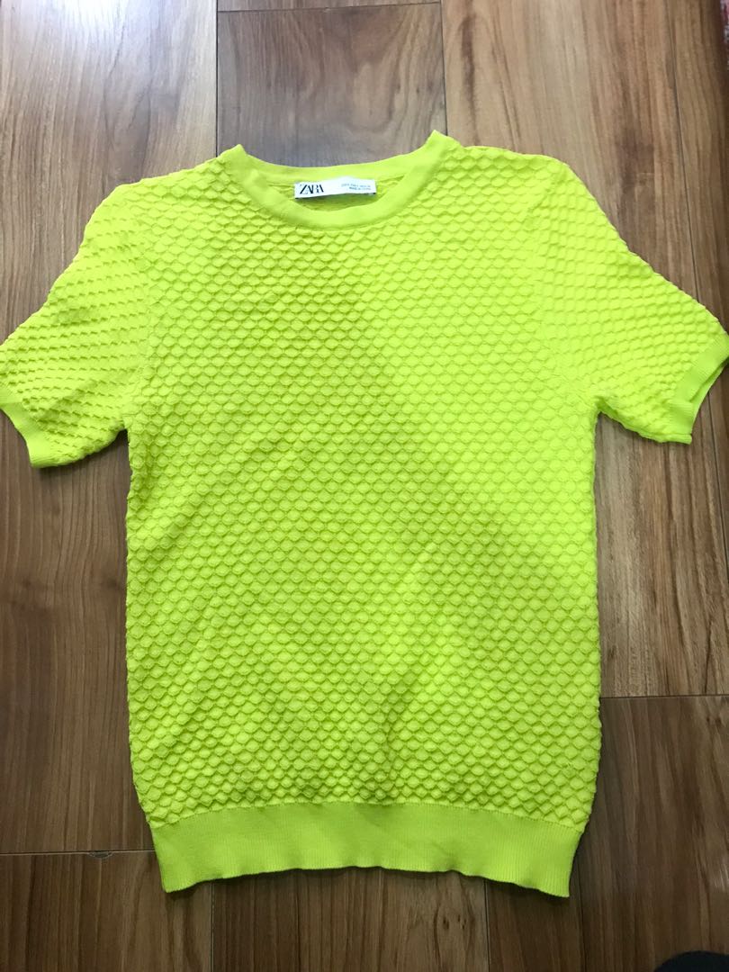 zara neon tops