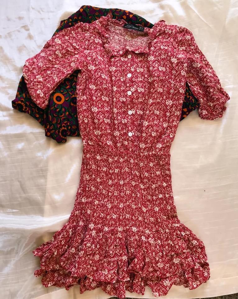 Zara smocked dress, Women's Fashion, Dresses & Sets, Dresses on Carousell