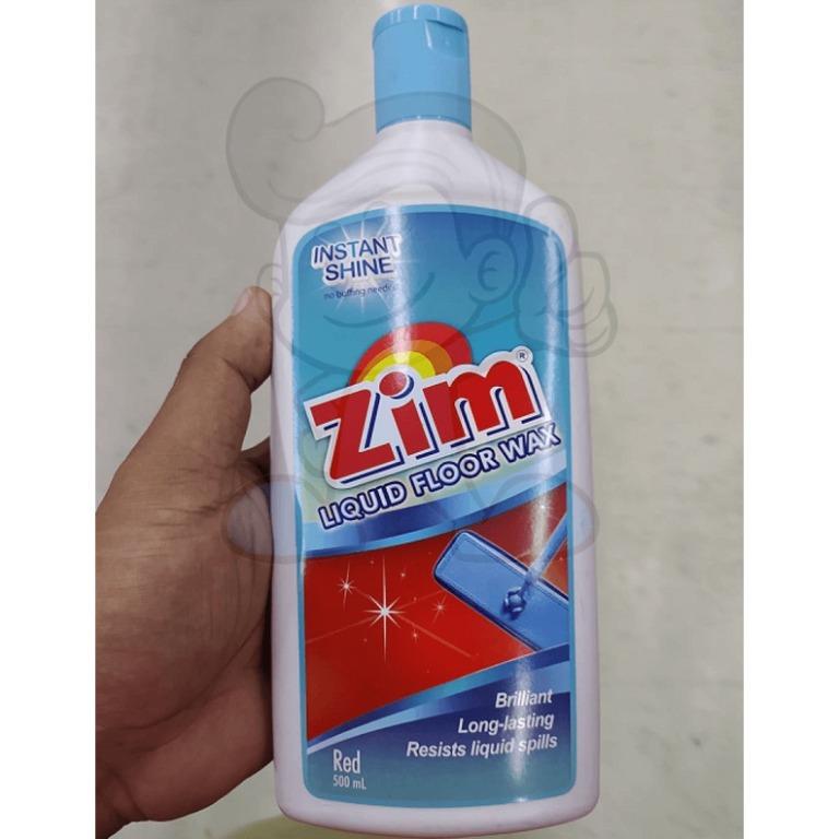 Zim Liquid Floor Wax, Red (2 x 250ml), Furniture & Home Living