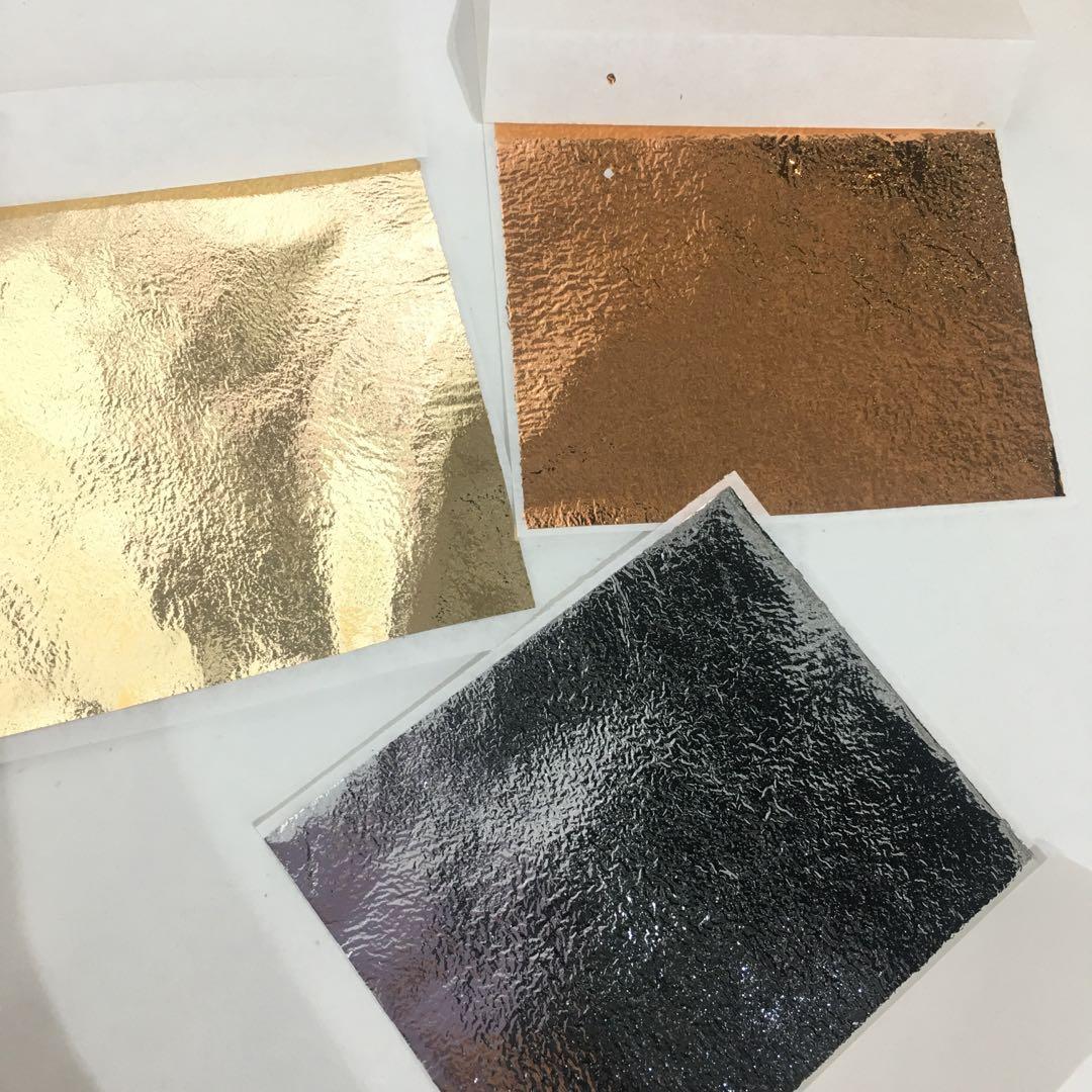 10 6片金箔銀箔玫瑰金箔 美容 化妝品 指甲美容 其他 Carousell