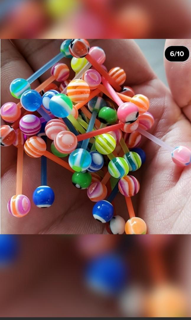 Plastic discount piercing bars