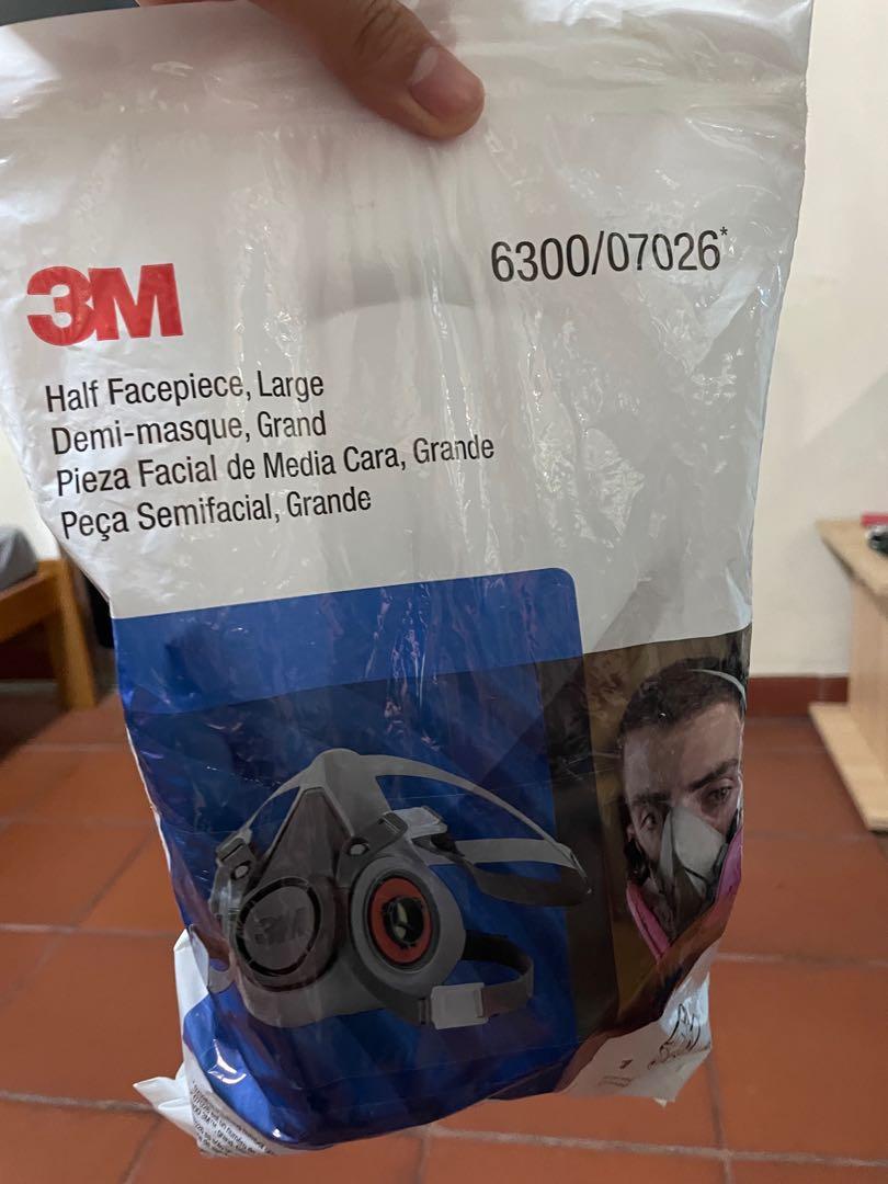 3M half face mask respirator 6000 series + 2 cartridges, Health