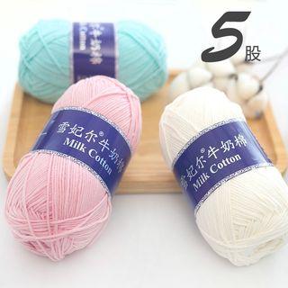 Destashing yarn - 5 ply Milk Cotton Yarn