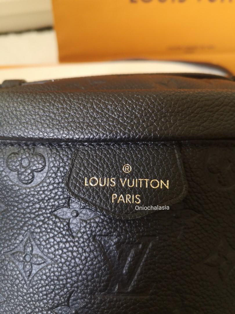 💯BN LOUIS VUITTON MONOGRAM EMPREINTE NOIR BUMBAG (M44812), Luxury, Bags &  Wallets on Carousell