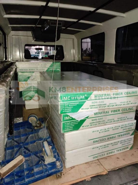 ACOUSTIC CEILING BOARD (Category: Construction & Building Materials) located in Marikina City. Submitted by christine_km8enterprises (Listing ID 1166547680, Image 3). Description: Smart / Viber / Telegram: 09682902240 Globe: 09955373239 Christinekm8enterprises@gmail.com Fb: Christine/ km8 Enterprises Sizes: 2ft x 2ft & 2ft x 4ft Also available: Wall angle Main tee Cross tee Hanger wire and other metal frames for drywall partition ✔️WE SHIP NATION
