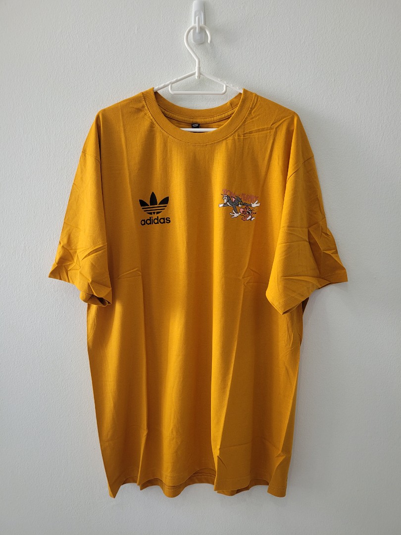 mustard yellow adidas shirt