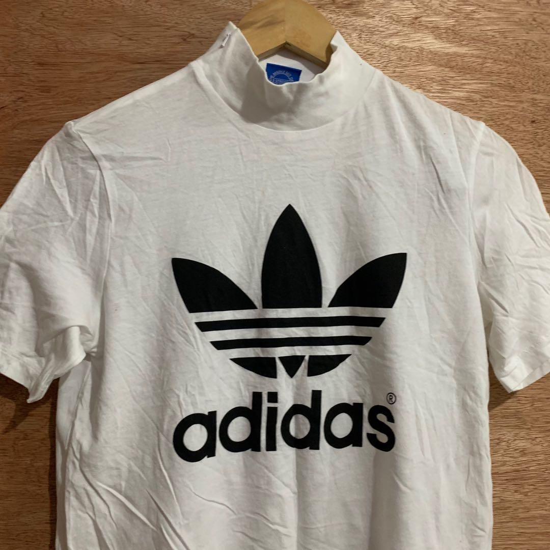 ADIDAS BIG LOGO TURTLE NECK SHIRT