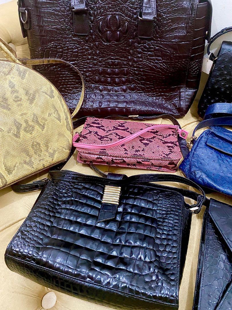 Animal clearance leather bag