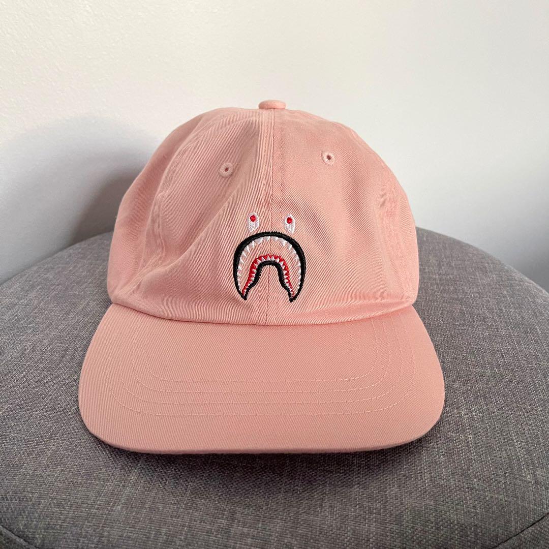 Pink bape discount hat