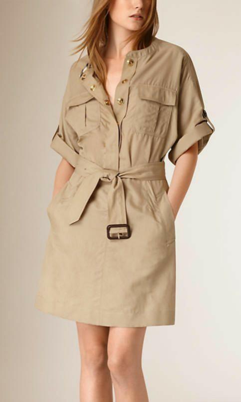Burberry safari deals dress