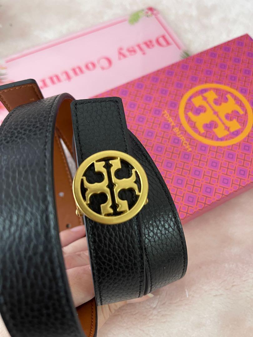 Authentic Tory Burch women reversible belt monogram, Luxury, Accessories on  Carousell