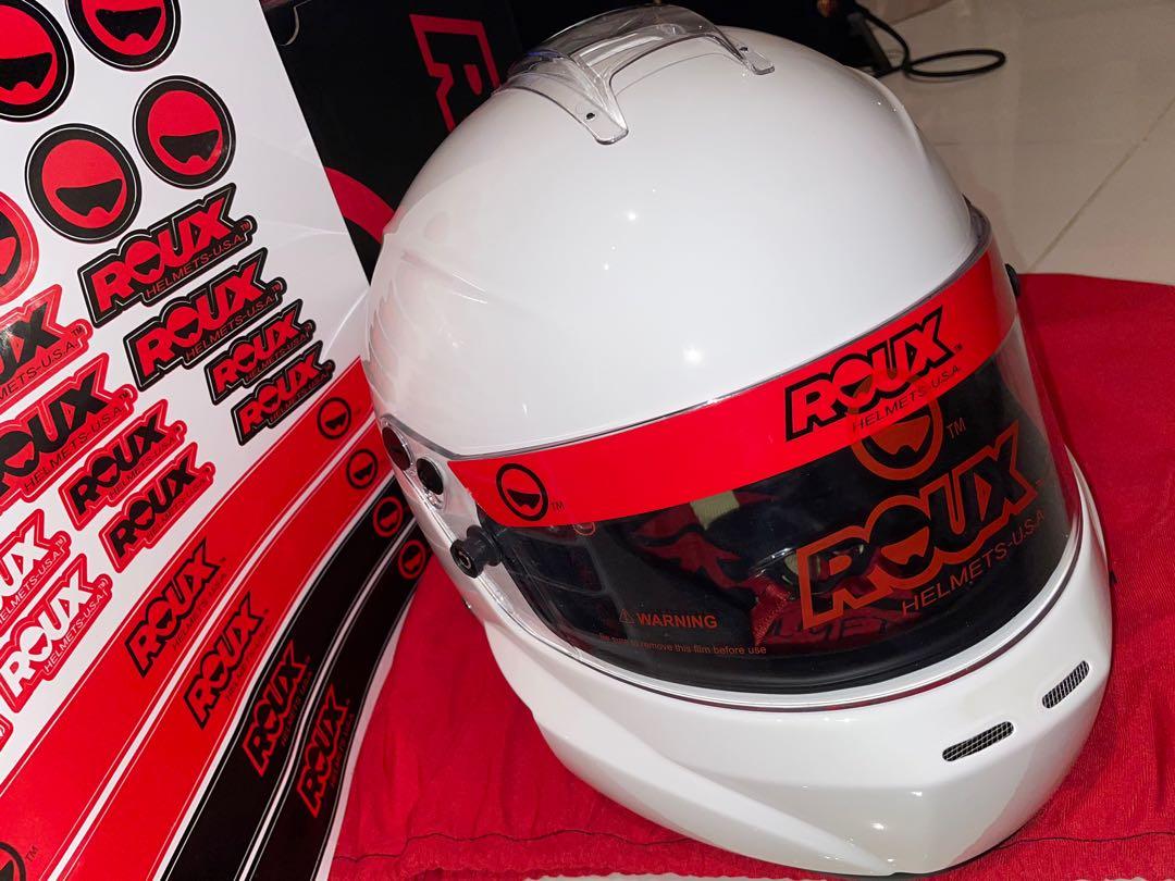 Roux racing helmets top