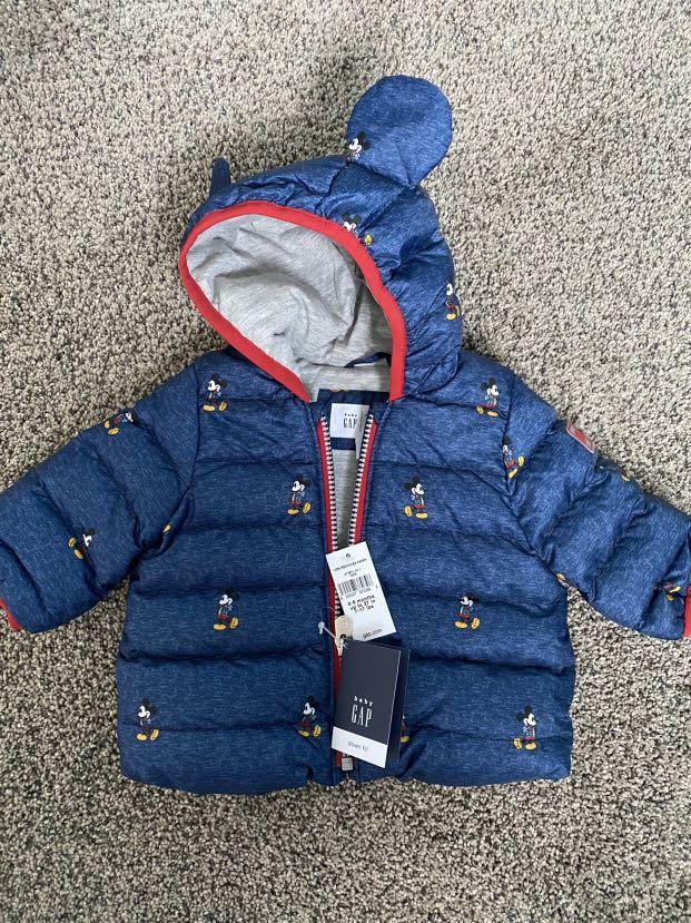 Baby GAP Mickey puffer jacket Babies Kids Babies Kids