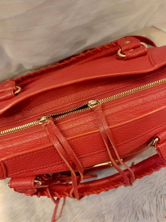 balenciaga maroon bag