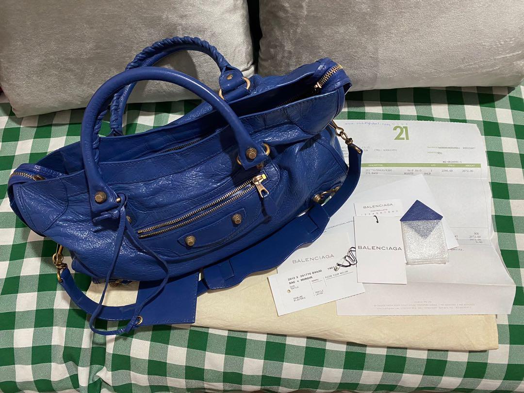 Balenciaga medium City bag Royal blue