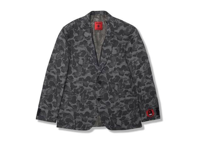 Bape x hugo boss camo jacket Men s Fashion Coats Jackets and Outerwear on Carousell