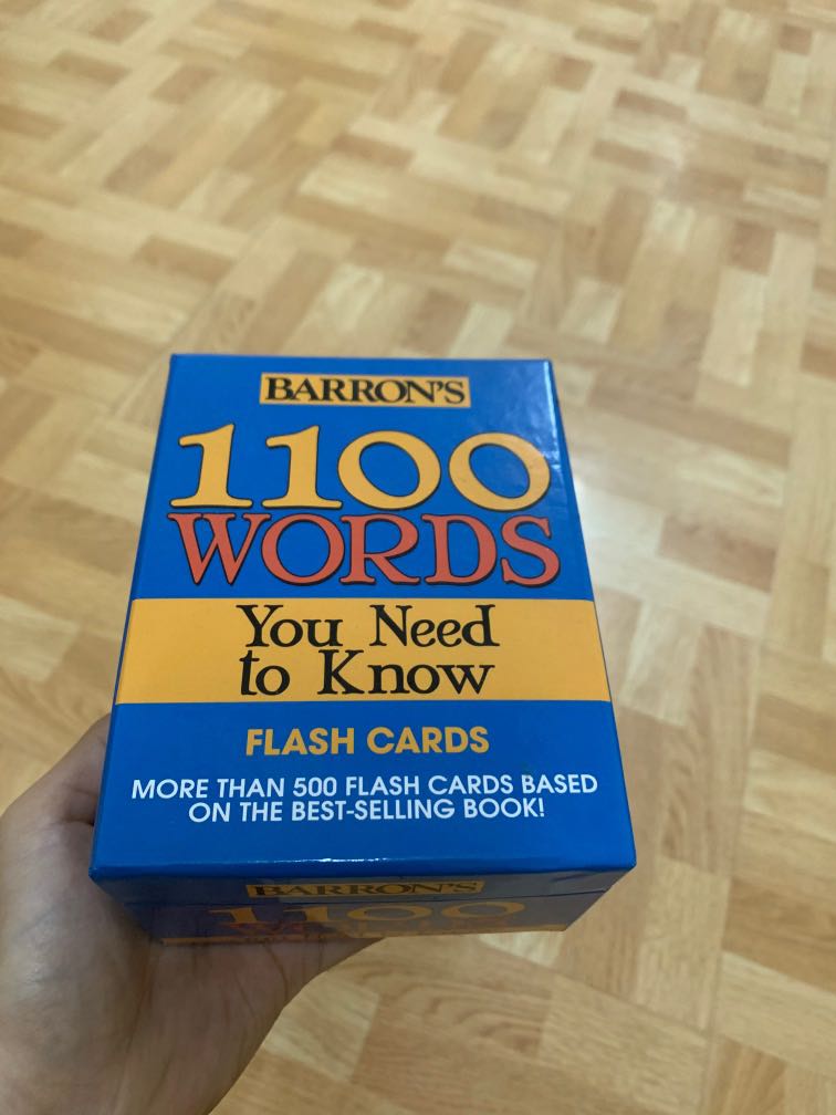 教科書-　Carousell　書本　興趣及遊戲,　Know,　Words　to　Need　You　1100　Barron's　文具,