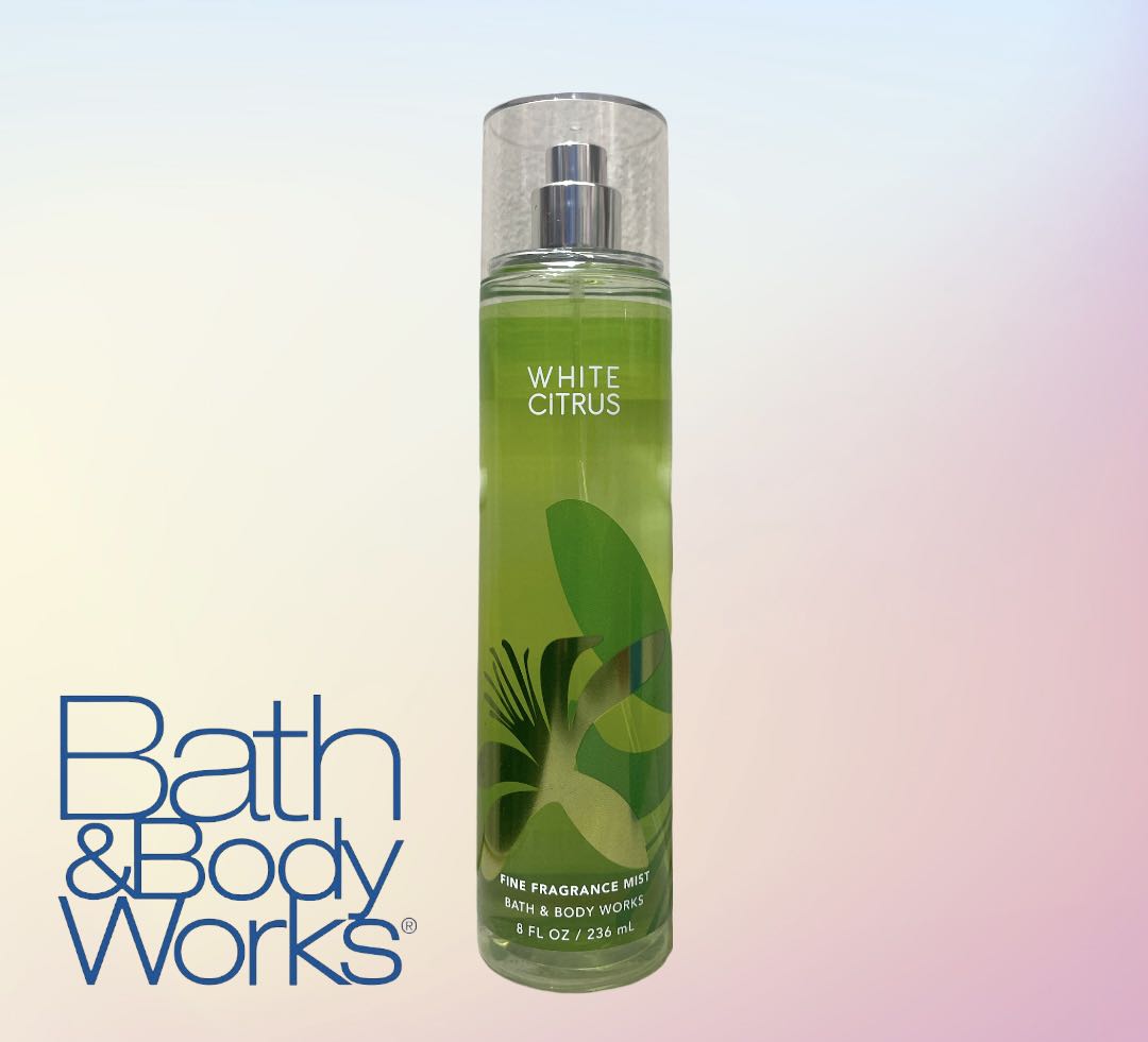 White citrus bath outlet and body works
