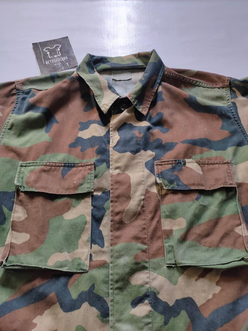 BDU Woodland US ARMY, Fesyen Pria 