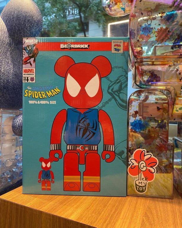 BE@RBRICK SCARLET SPIDER 100％ & 400％, 興趣及遊戲, 玩具& 遊戲類