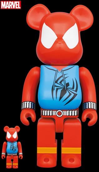 BE@RBRICK SCARLET SPIDER 100％ & 400％, 興趣及遊戲, 玩具& 遊戲類