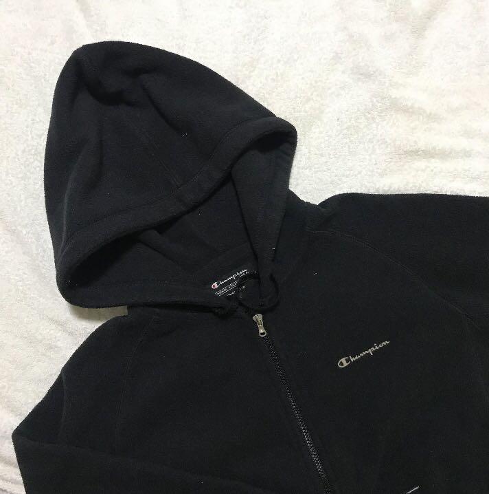 Black champion jacket Women s Fashion Coats Jackets and