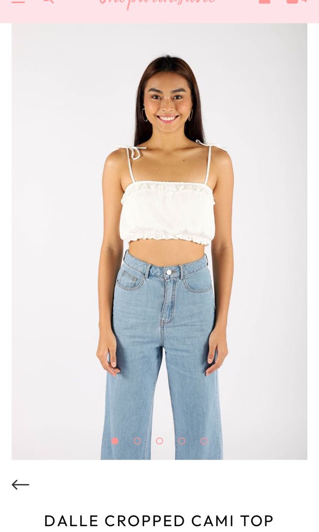 Mia Padded Cropped Cami Top