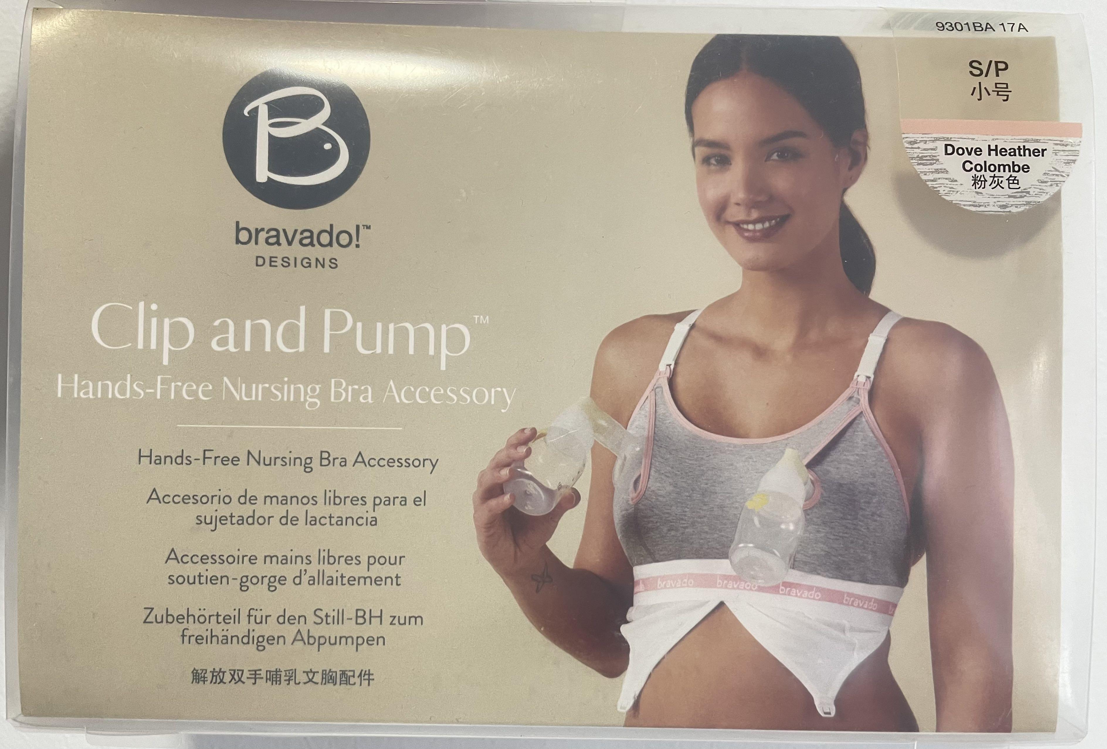 Bravado Clip and Pump Hands-Free Nursing Bra Accessory - Dove