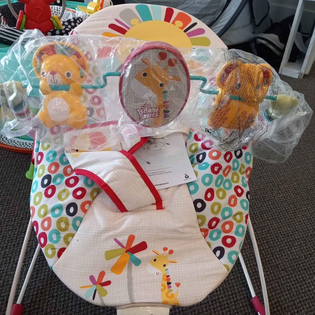 Bright Starts baby bouncer Babies Kids Infant Playtime on