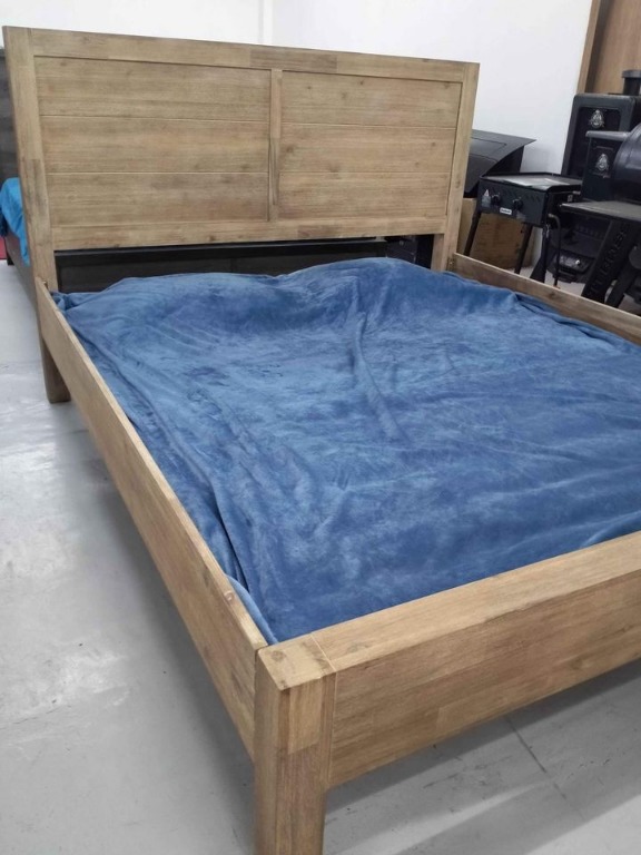 Bunbury Rustic Bed Frame, Furniture & Home Living, Furniture, Bed