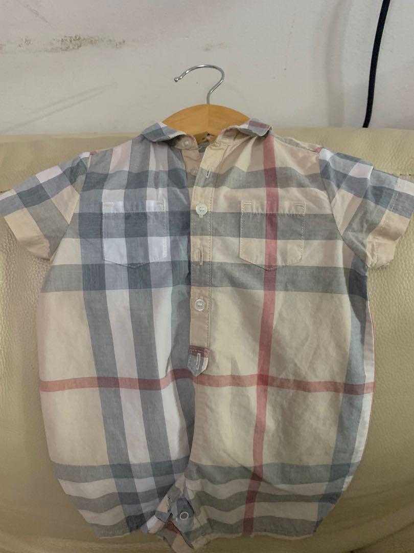 Burberry onesie hotsell