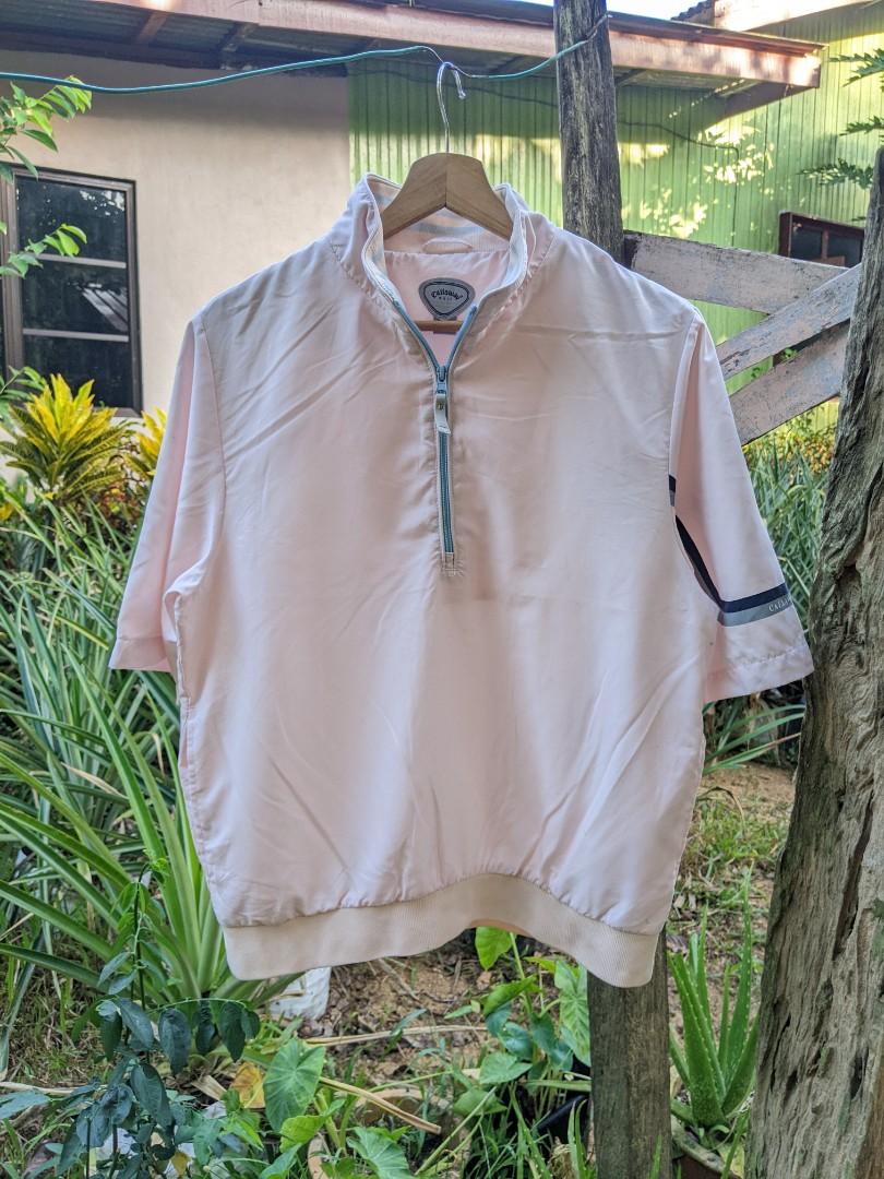 Callaway short sleeve online rain jacket