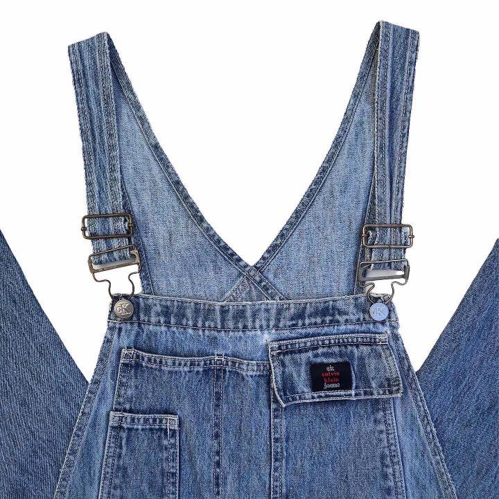 Calvin Klein Denim Overalls, Men's Fashion, Coats, Jackets and