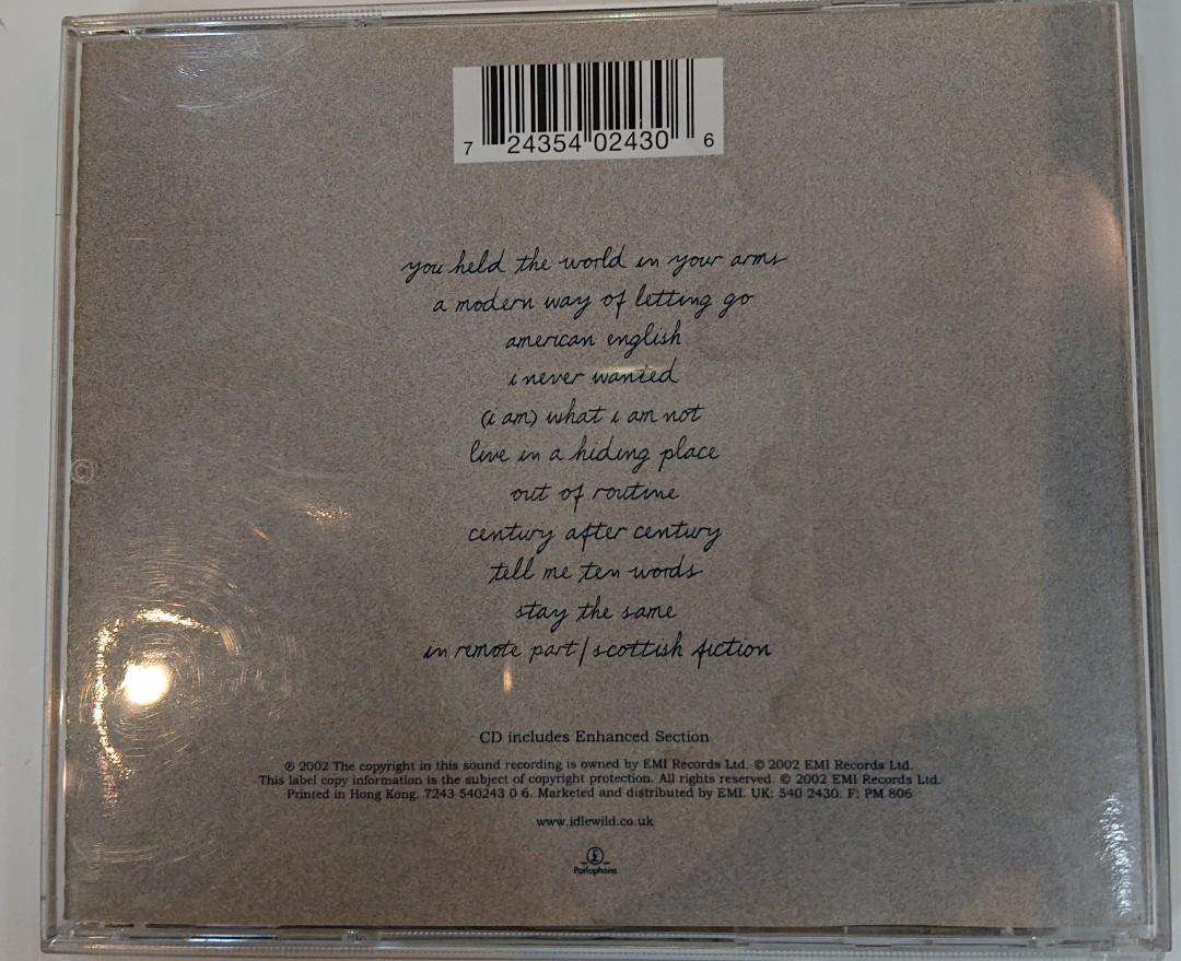 The Remote Part Cd idlewild the remote part, 興趣及遊戲, 音樂、樂器 & 配件, 音樂與媒體 - CD 及 DVD ...