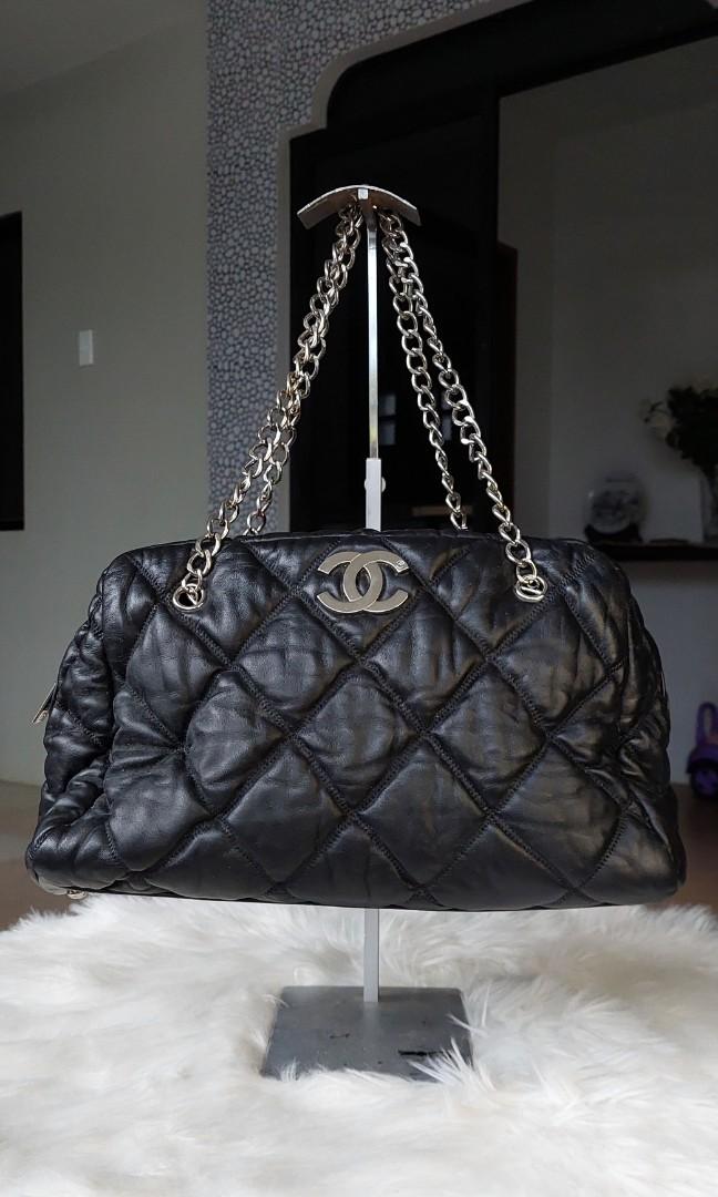 Chanel bubble sales quilted bowler bag