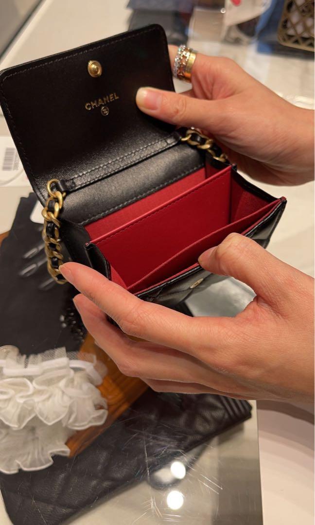Chanel small clearance leather goods price