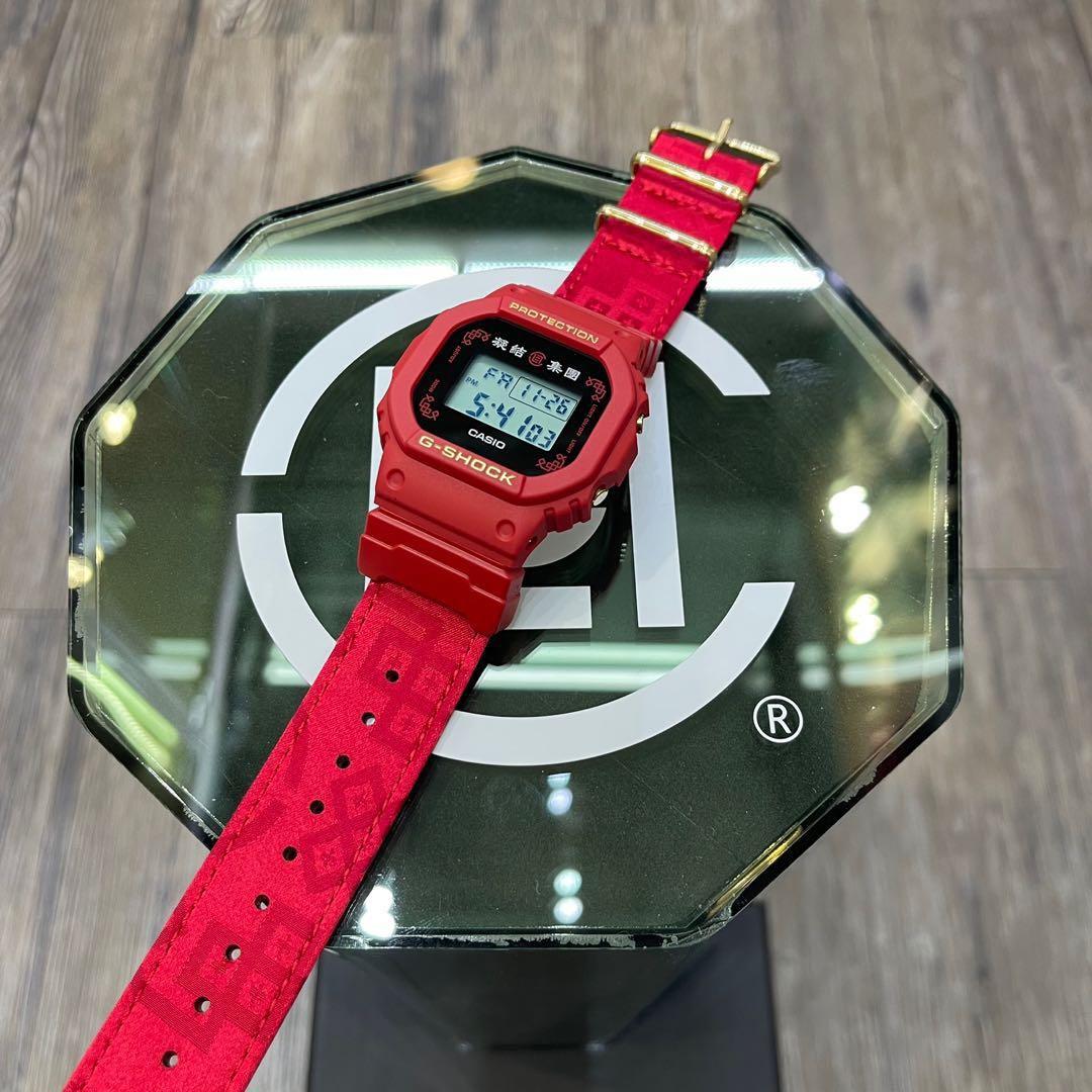 Casio dw cheap 5600 red