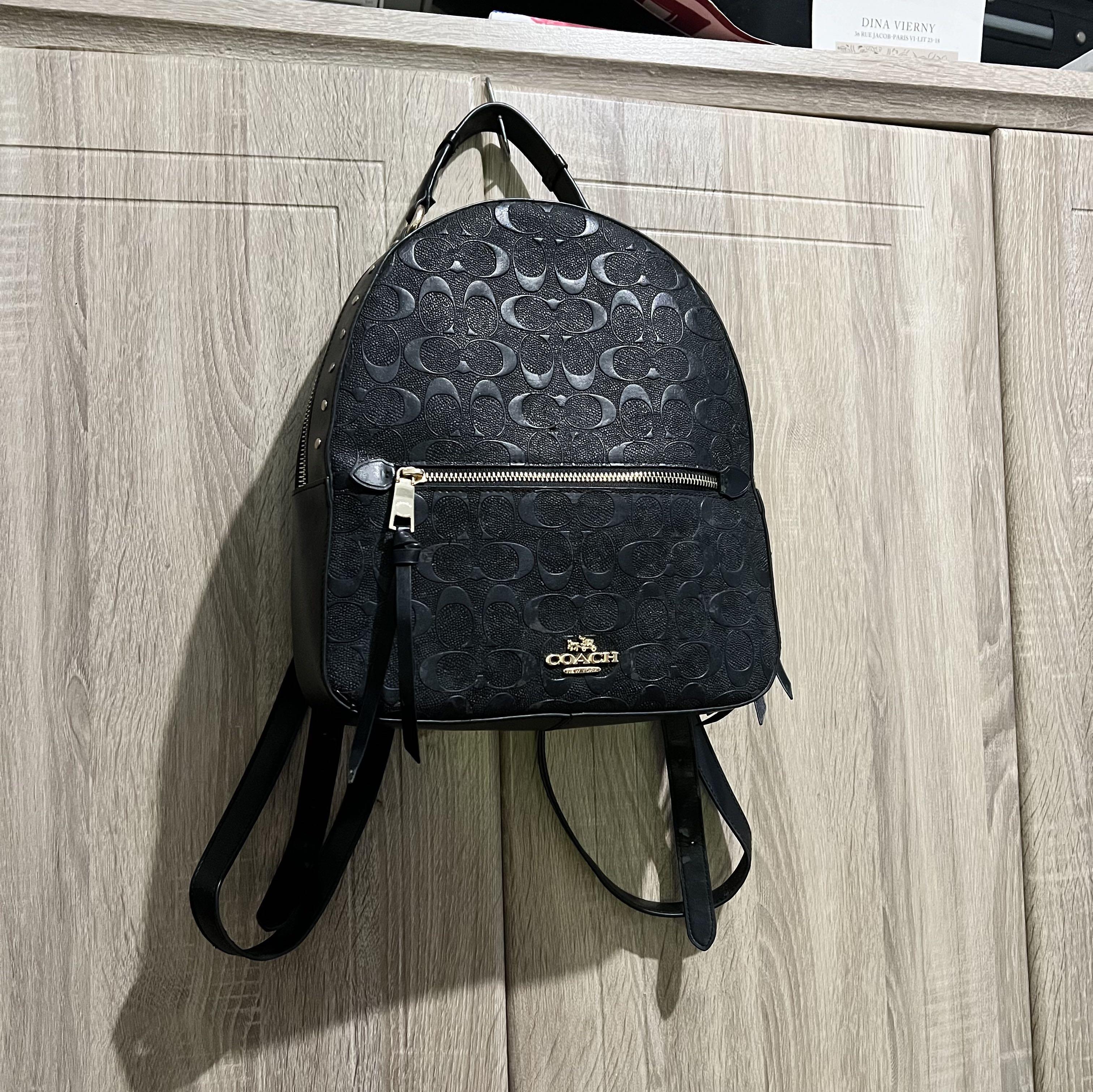 Coach black embossed best sale bag