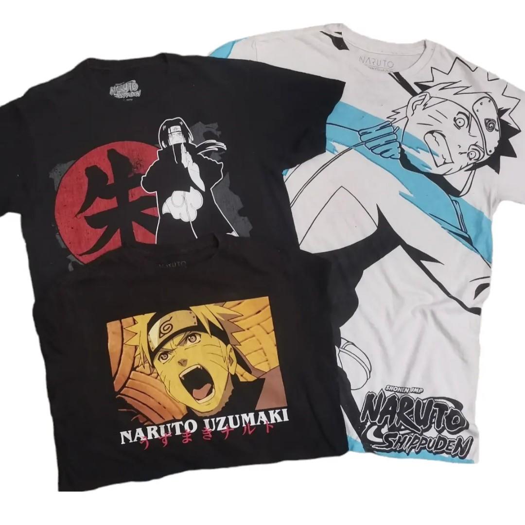 Combo Anime Naruto Tshirt, Mens
