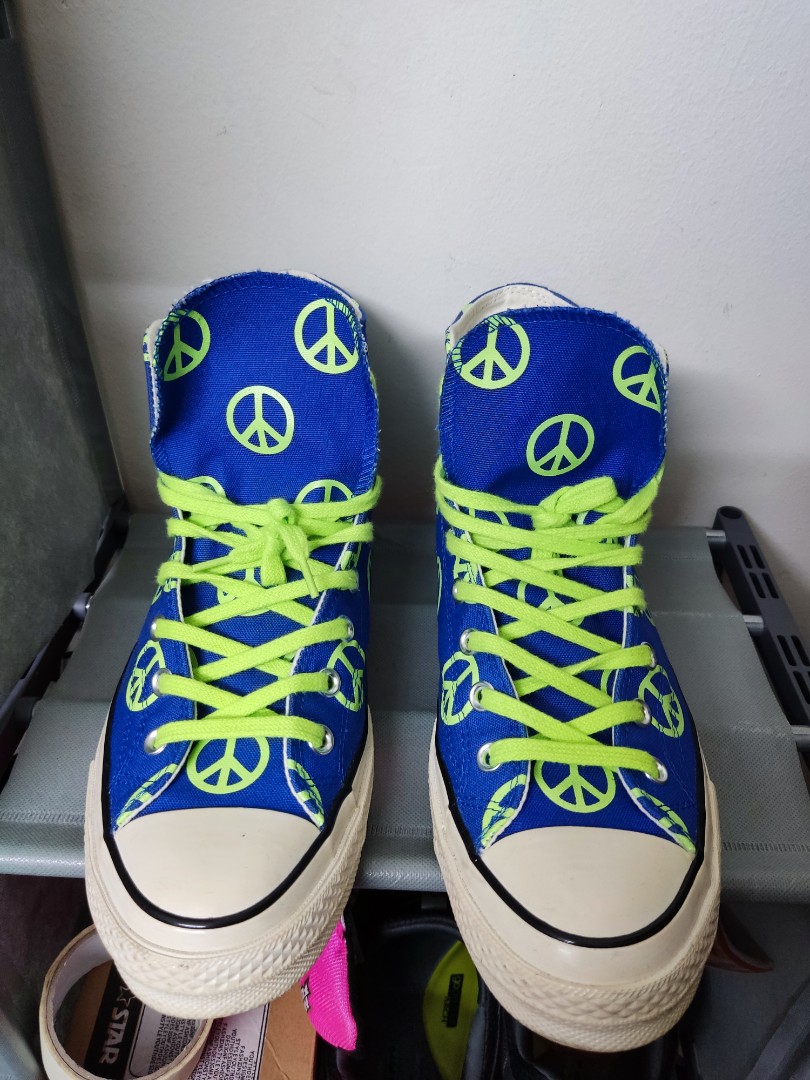 Converse peace sign on sale sneakers