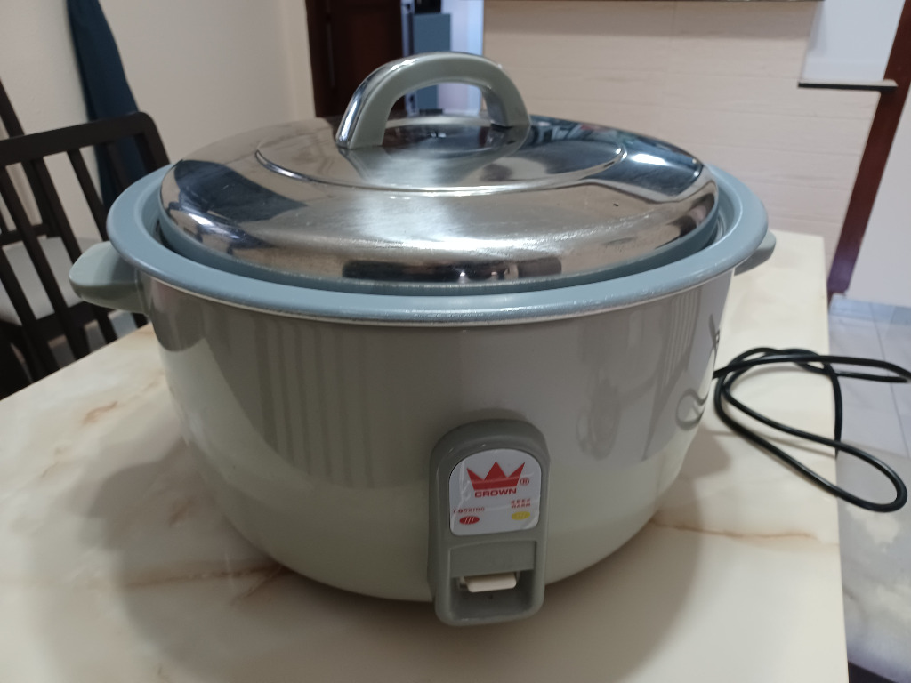 CROWN Commercial Rice Cooker 6.0L ER 30A, TV & Home Appliances, Kitchen