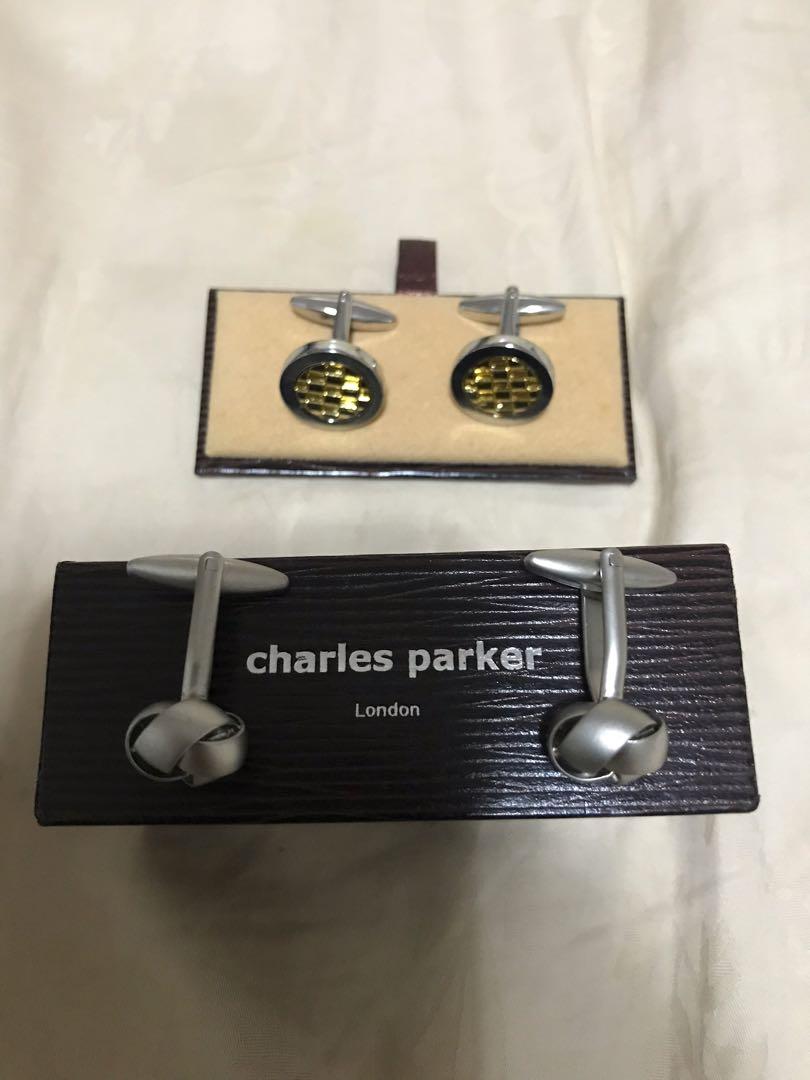 Cuff Link (Category: Men's Grooming) located in Singapore. Submitted by mint_sgp (Listing ID 1166549228, Image 2). Description: Selling brand new Charles Parker Cuff link. One set for $13 Take 2 sets for $19.
