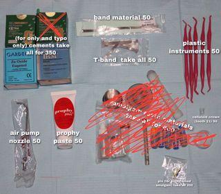 Dental Materials and Instruments (Decluttering)