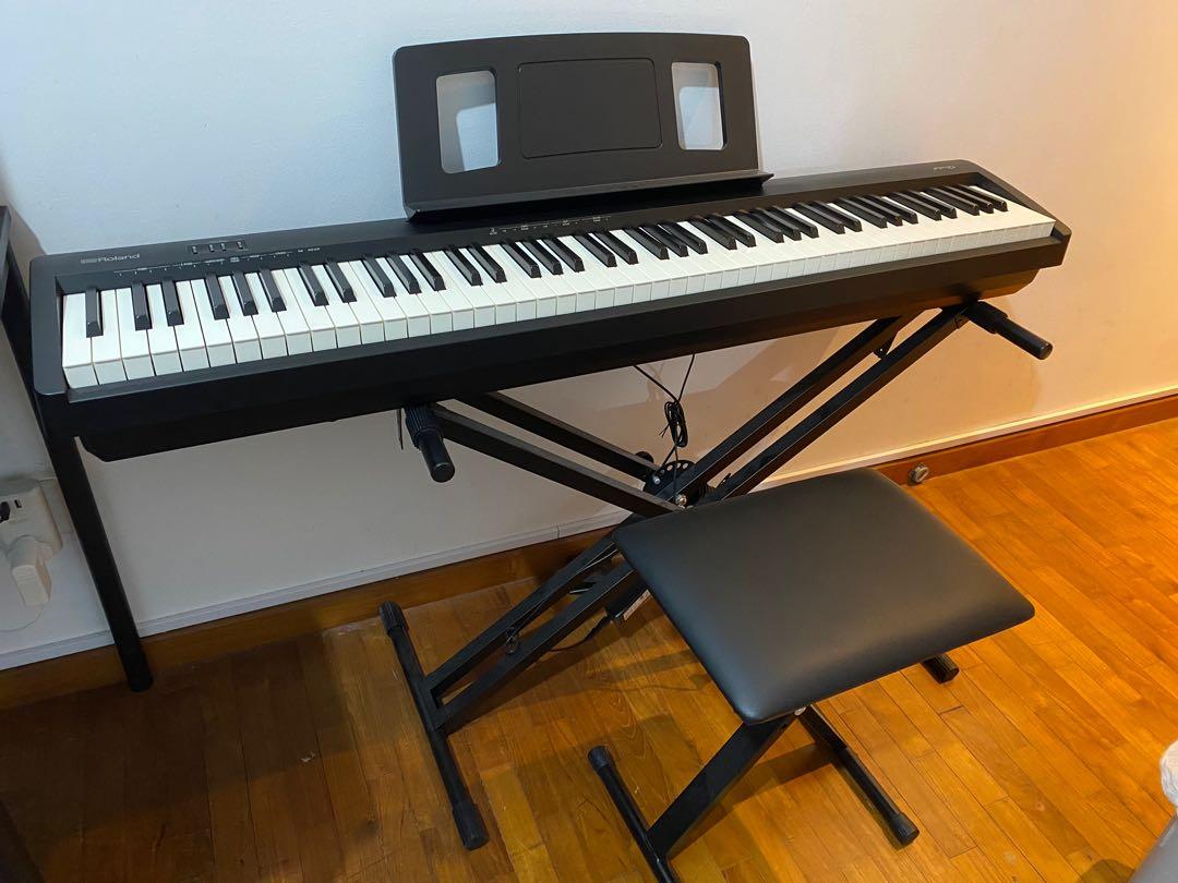 Digital Piano ROLAND FP 10 88 Weighted Keys with keyboard stand and