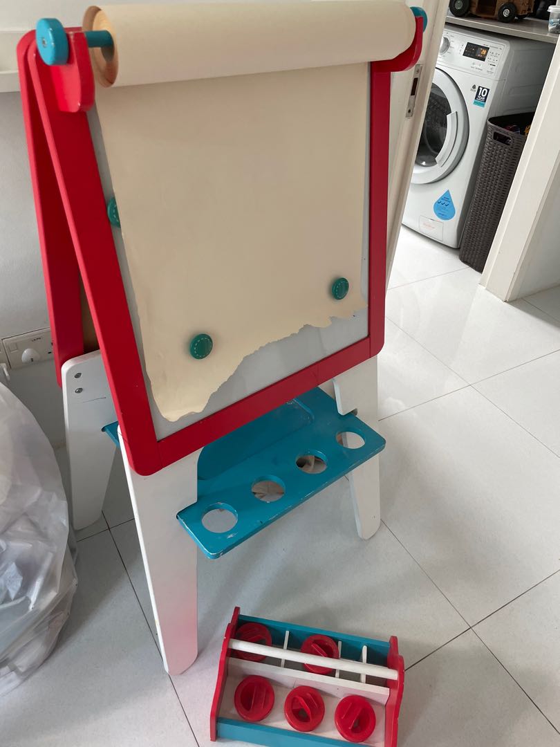 ELC easel with art caddy, Babies & Kids, Infant Playtime on Carousell