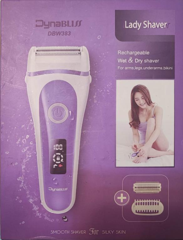 Electric Razor For Women Dynabliss Lady Shaver Bikini Trimmer Wet And Dryrechargeable Hair 6327