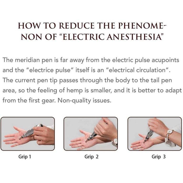 Electronic Acupuncture Pen Massage Gun Therapy Relief Pain Tools